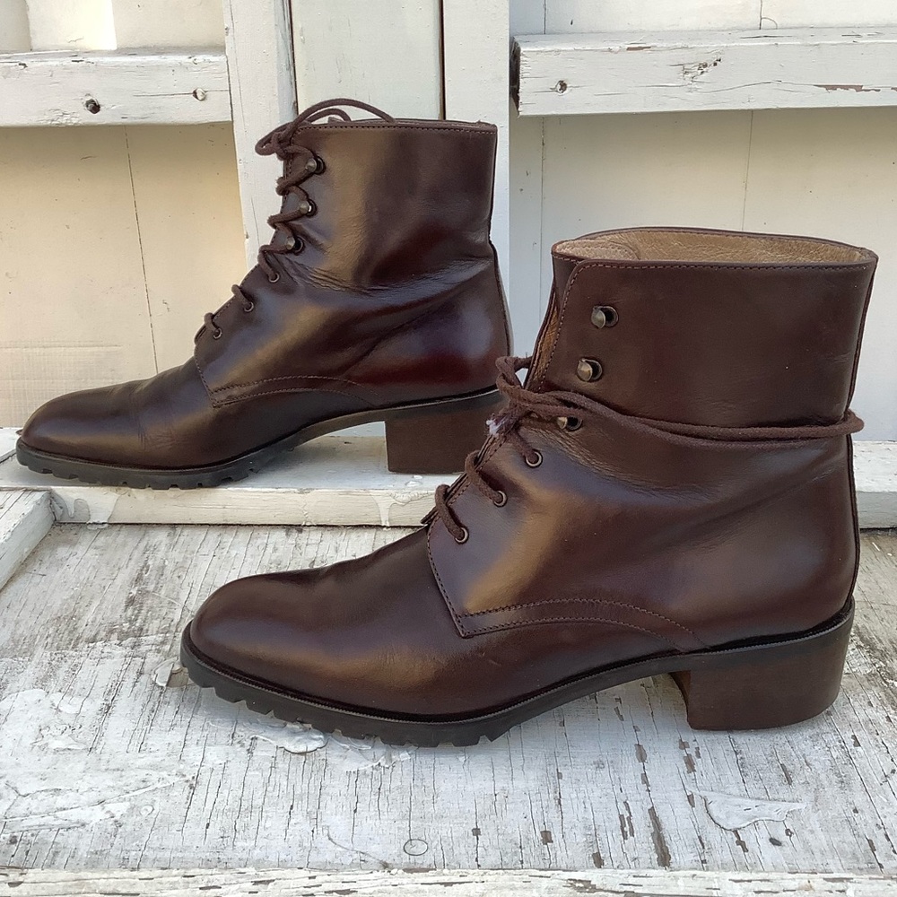 Joan & David leather Booties 🤎 - Picture 2 of 8